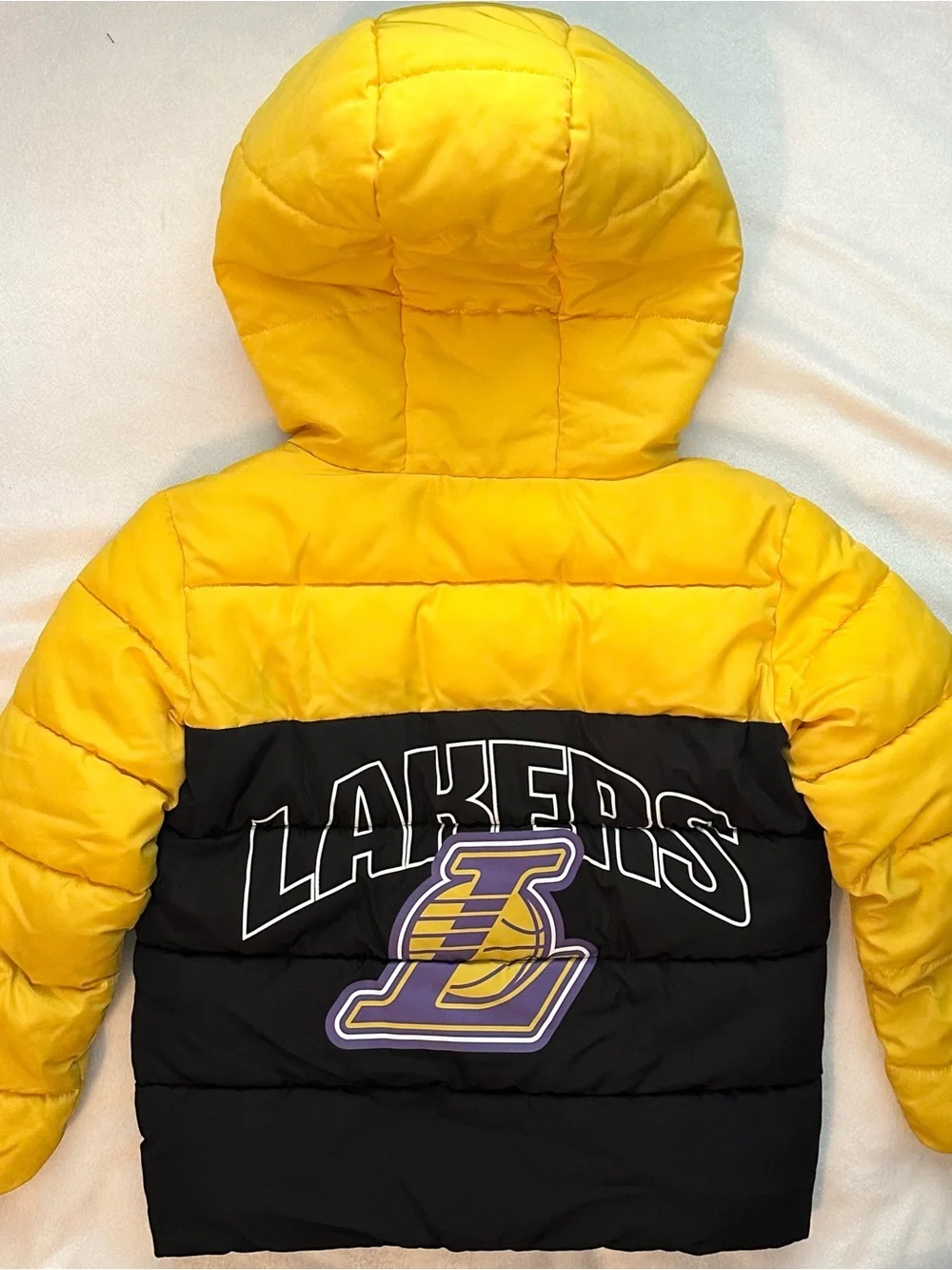 Primark NBA Los Angeles Lakers Kids 6-7 Puffer Jacket Coat Basketball Lebron